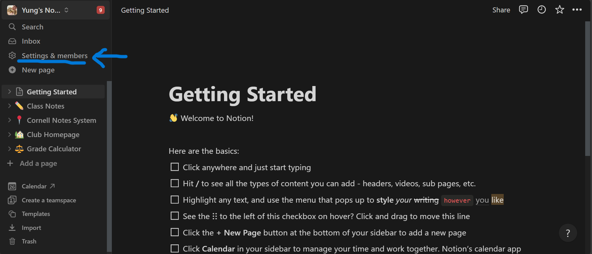 【Notion】5分鐘教你取得Notion教育版資格! 找設定