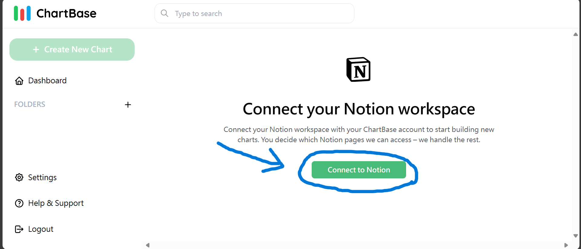 【Notion】5分鐘教你在Notion配合ChartBase建立第三方圖表! 連接notion示意圖