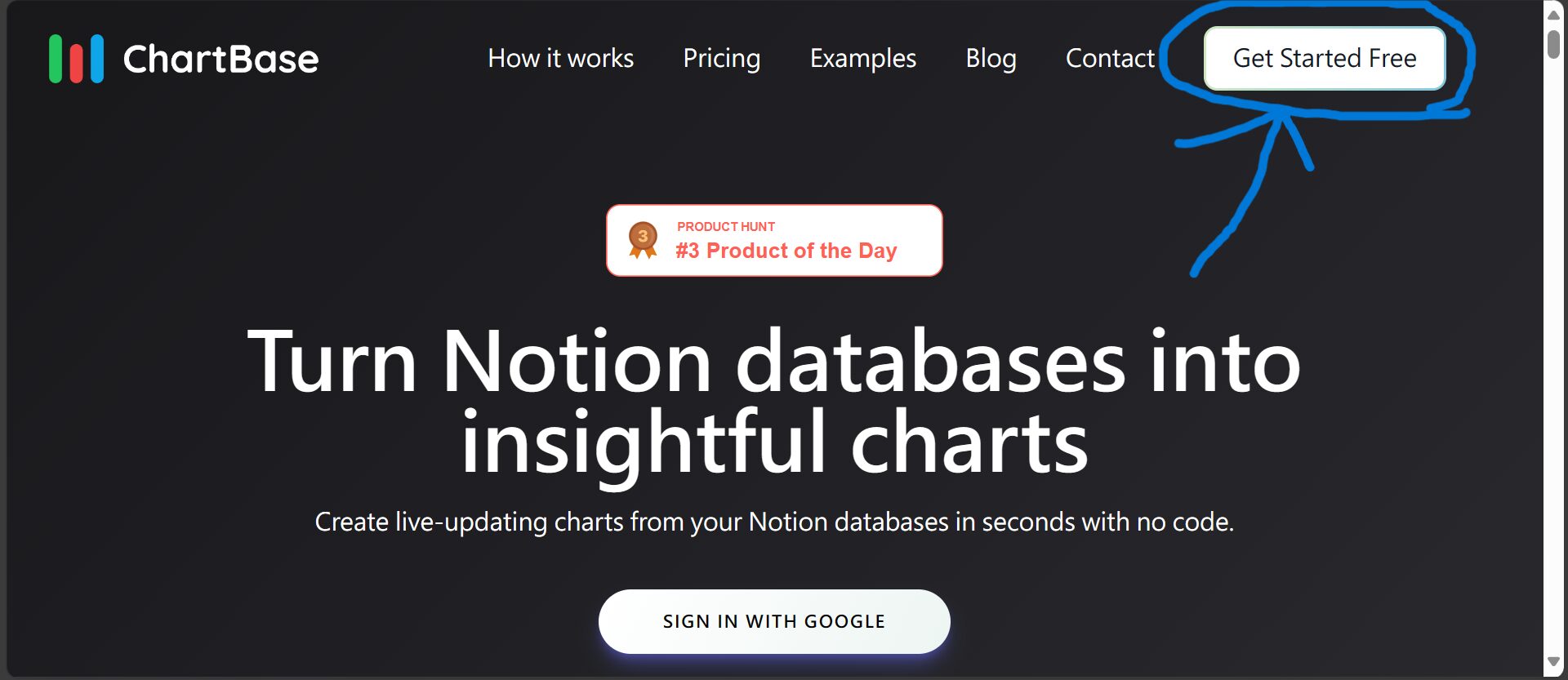 【Notion】5分鐘教你在Notion配合ChartBase建立第三方圖表! 點擊開始示意圖